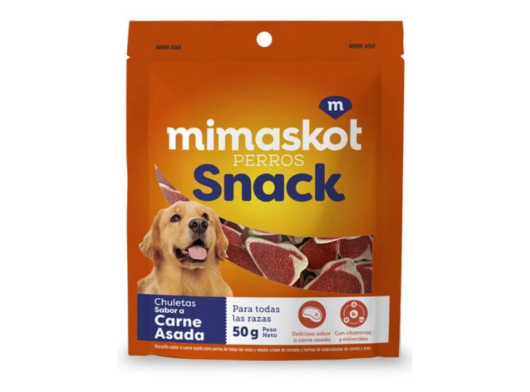 MIMASKOT SNACK CHULETAS 50GR