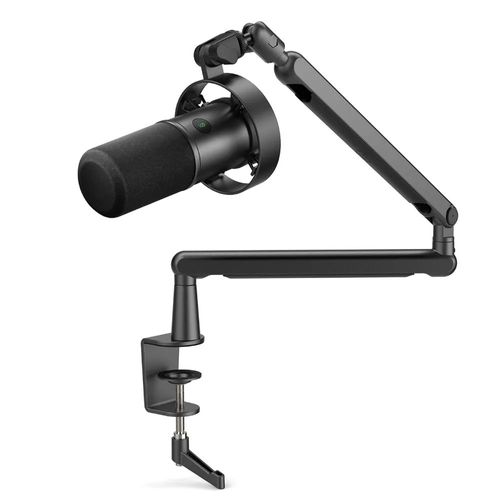Fifine - Micrófono T688 XLR/USB Dynamic (incluye Brazo) - Negro