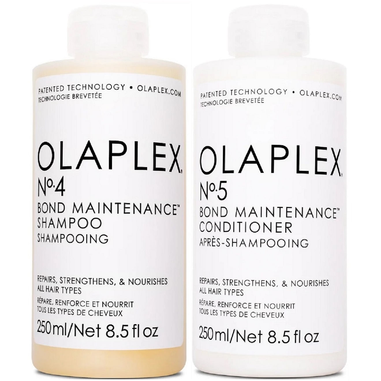 Olaplex N°4 + N° 5 Shampoo Reparador + Acondicionador