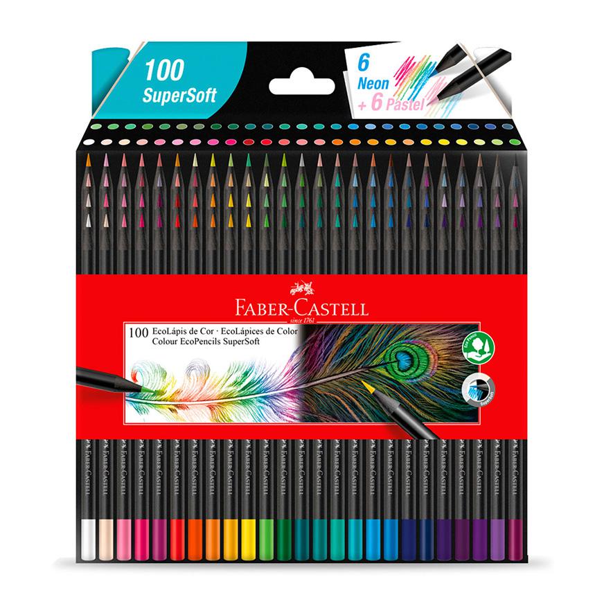 Colores Faber Castell Softcolor est x 100und Premium