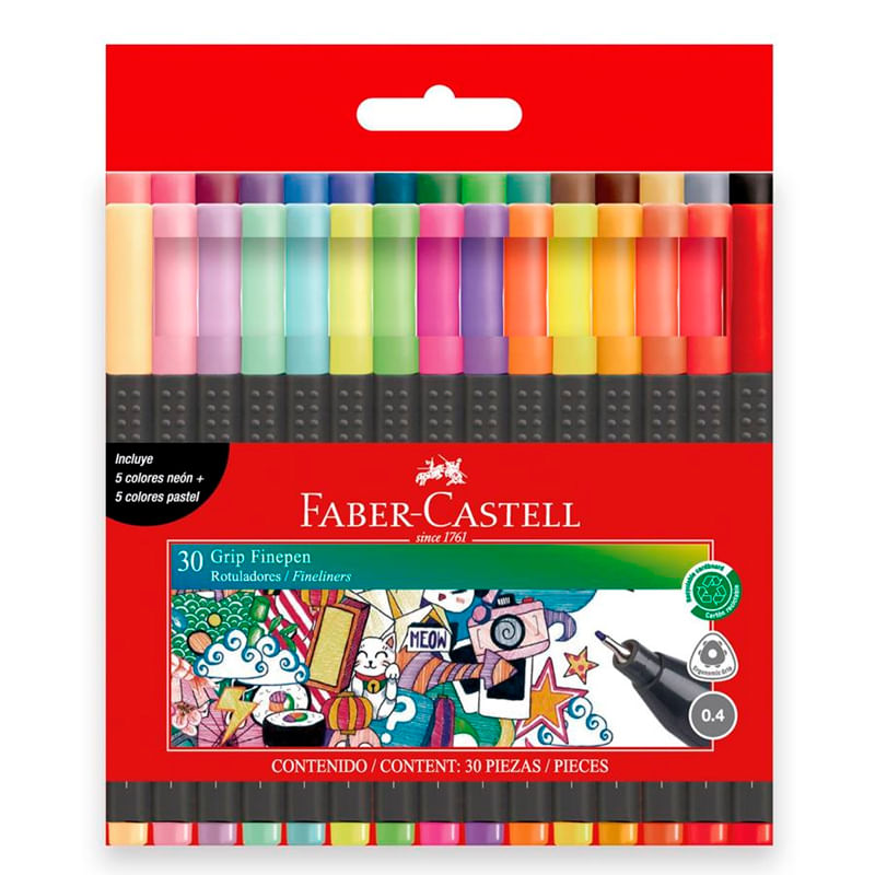 Grip Finepen Faber Castell - Rotuladores 30 und