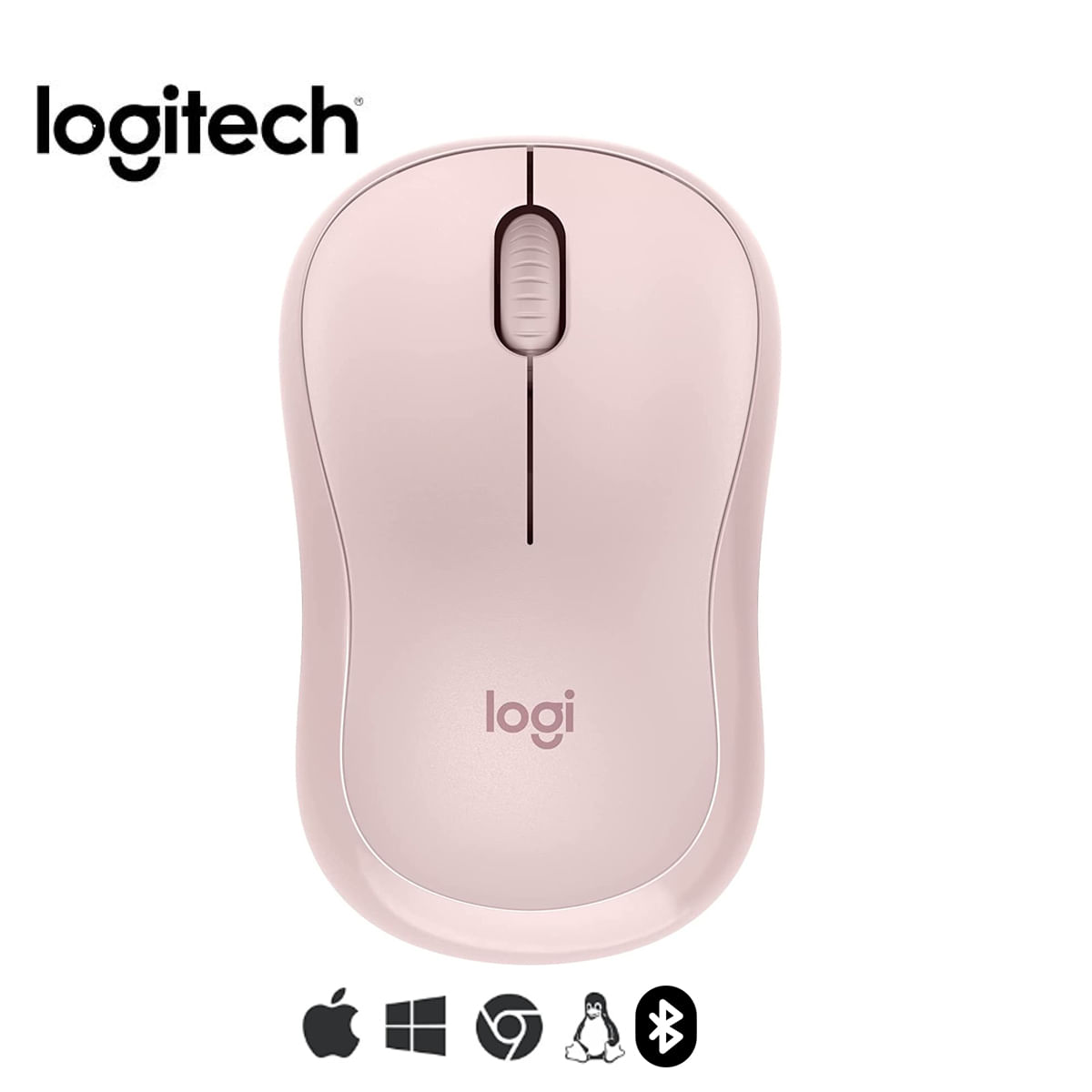 Mouse Logitech M240 Silent Wireless Bt Rose (910-007117)