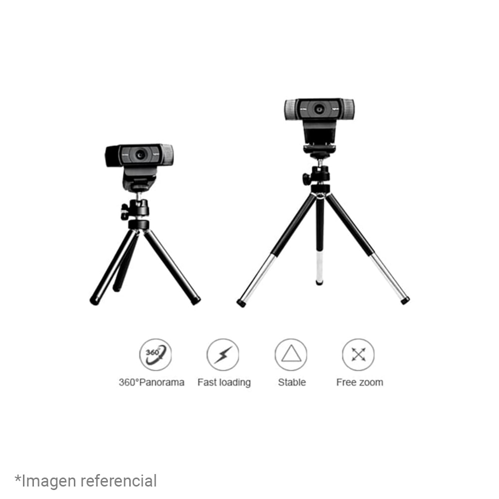 Trípode Genius P/Webcam 25.1 Cm Black/Silver