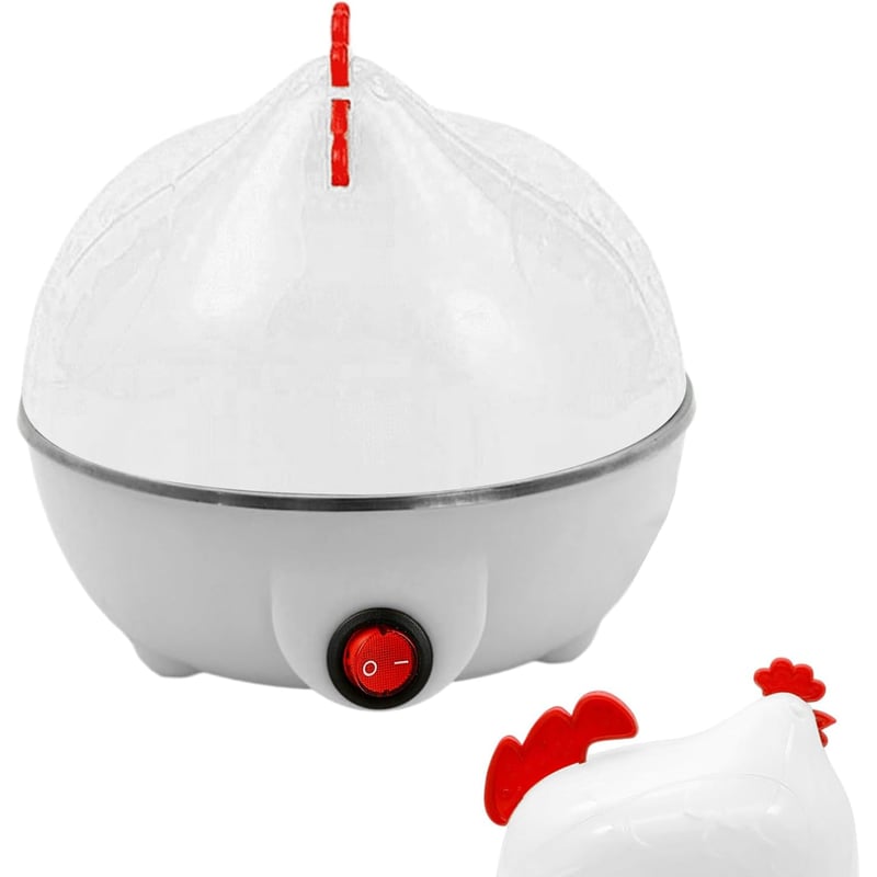 Gallina hervidora de huevos eléctrica 7 huevos Blanco