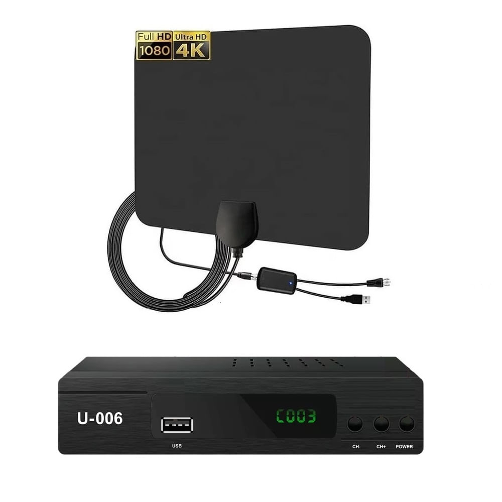 Sintonizador Digital Tdt Full Hd  Antena Digital Interior