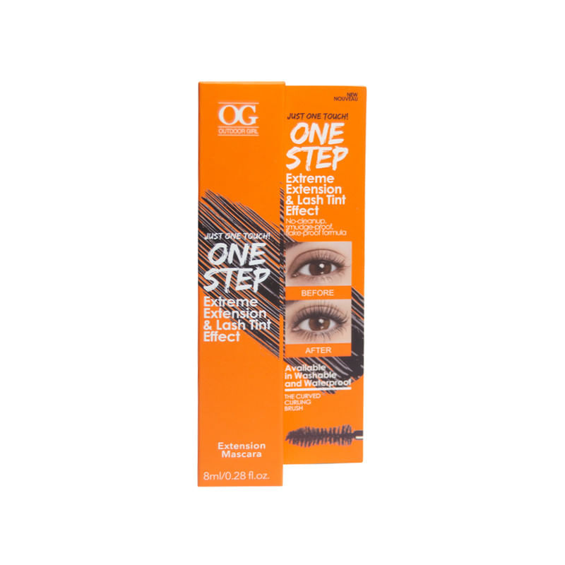 Máscara de Pestañas Extensión por 12 Horas ""One Step"" OG