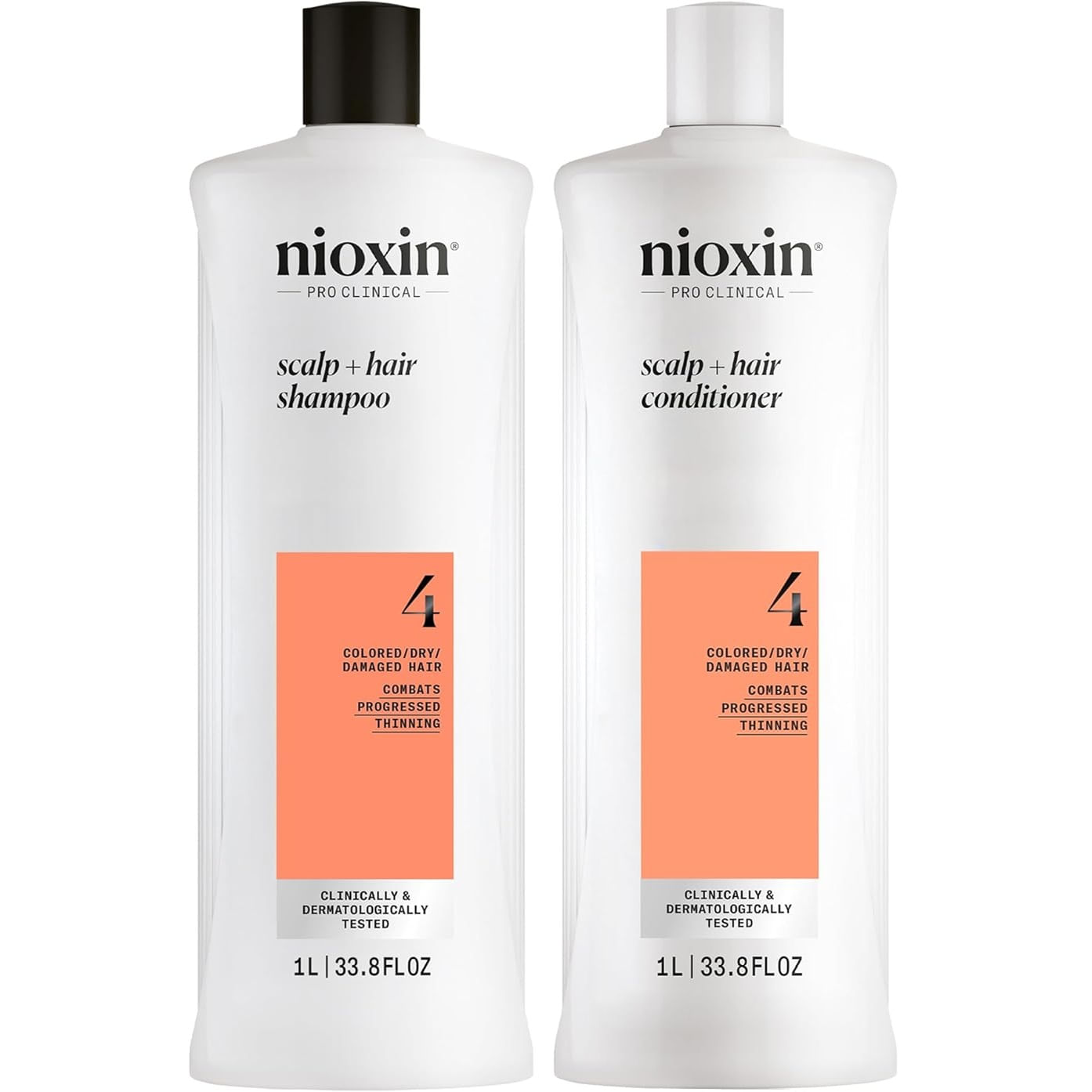 Nioxin-4 Shampoo Densificador 1000ml + Acondicionador Cabello Teñido