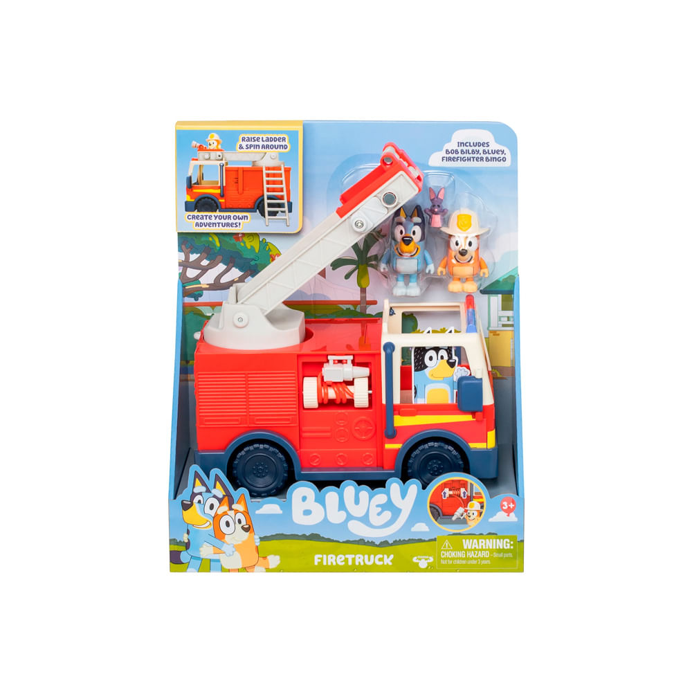 Figura Camion de Bomberos Bluey Exclusivo USA