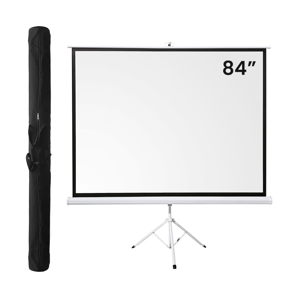 Combo Pantalla Ecran 84 Pulgadas con Trípode Evox + Funda gruesa de Transporte