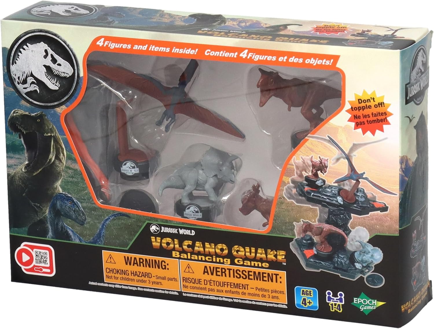 Jurassic World Volcano Quake Juego de equilibrio Epico