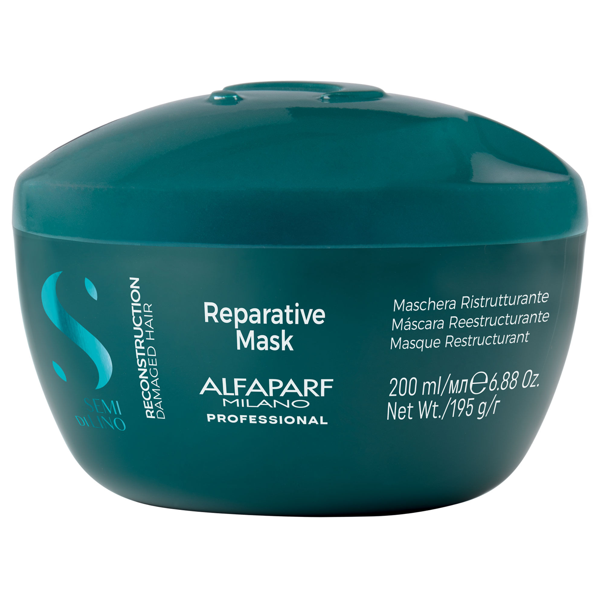 Mascarilla Reparadora Cabello Dañado Alfaparf Reconstruction 200ml