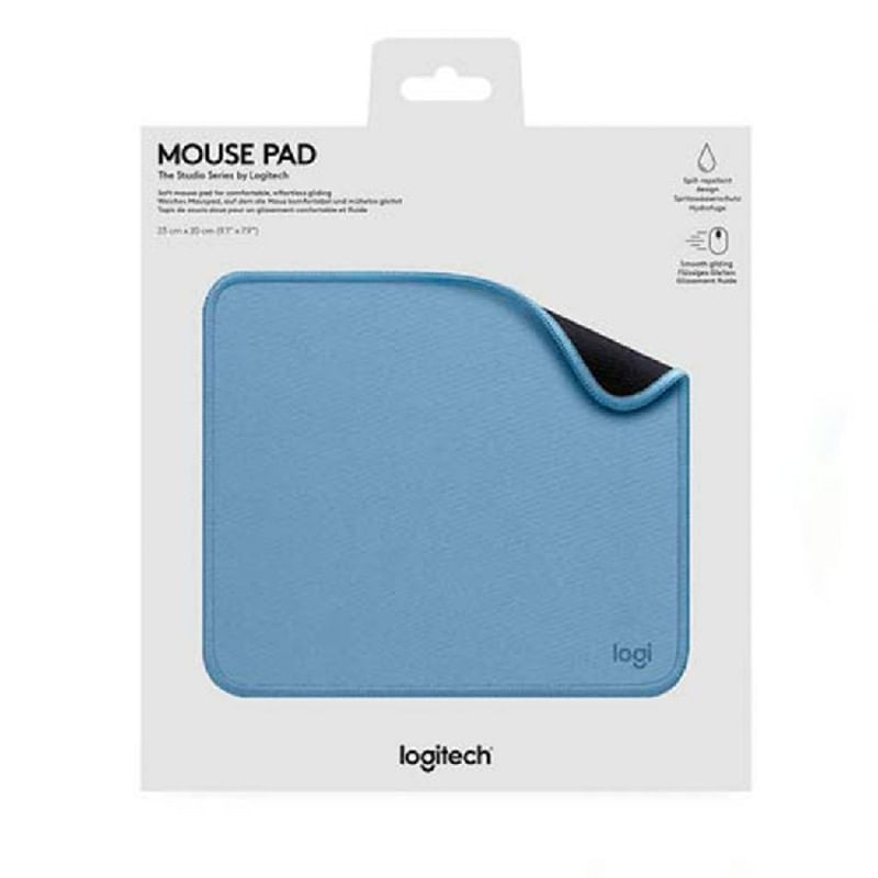 Mousepad Studio Series Anti salpicaduras 23cm x 20 cm Azul Gris