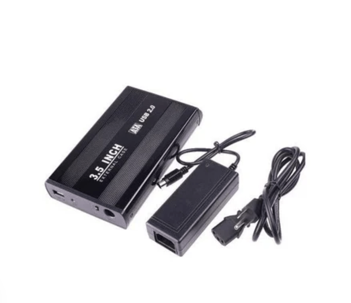 Case Disco Duro Externo Sata 3.5"" Usb 2.0 Pc - Negro