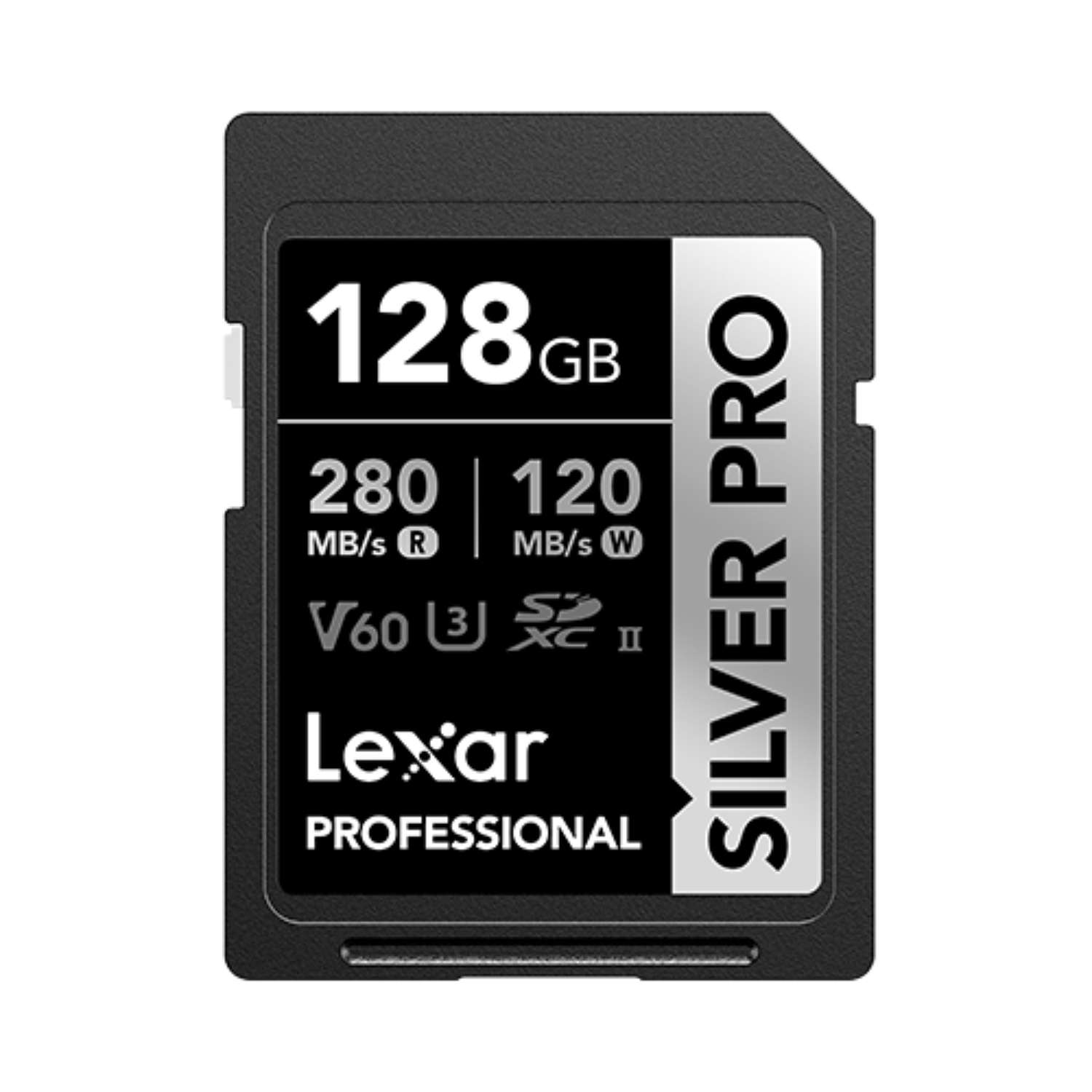 Memoria SDXC UHS-II Lexar Professional SILVER PRO 128GB - W:120MB/s -R:280MB/s