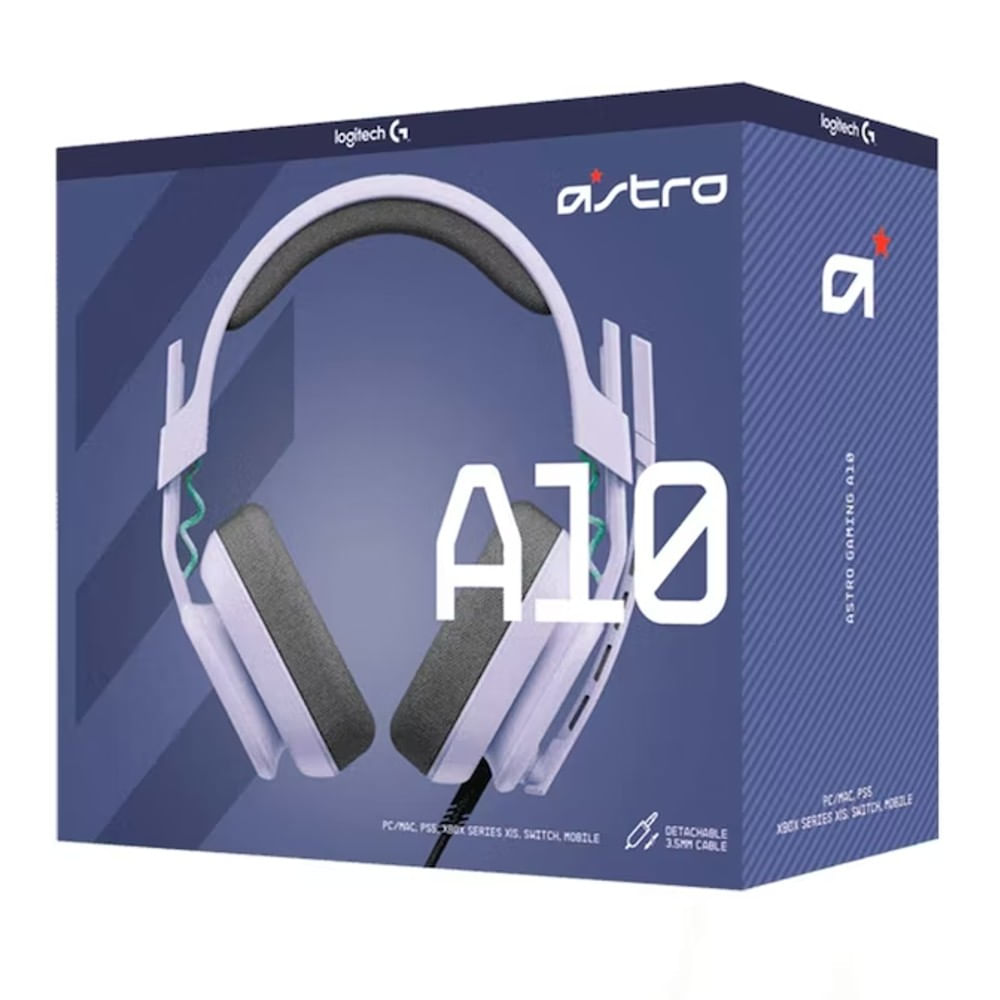 Audifonos Gamer Astro A10 Gen 2 para PS4 PC XBOX Lila