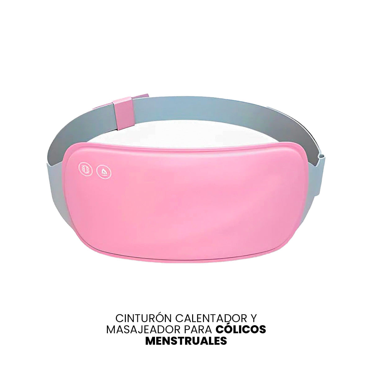 CINTURON CALENTADOR Y MASAJEADOR PARA COLICOS MENSTRUALES