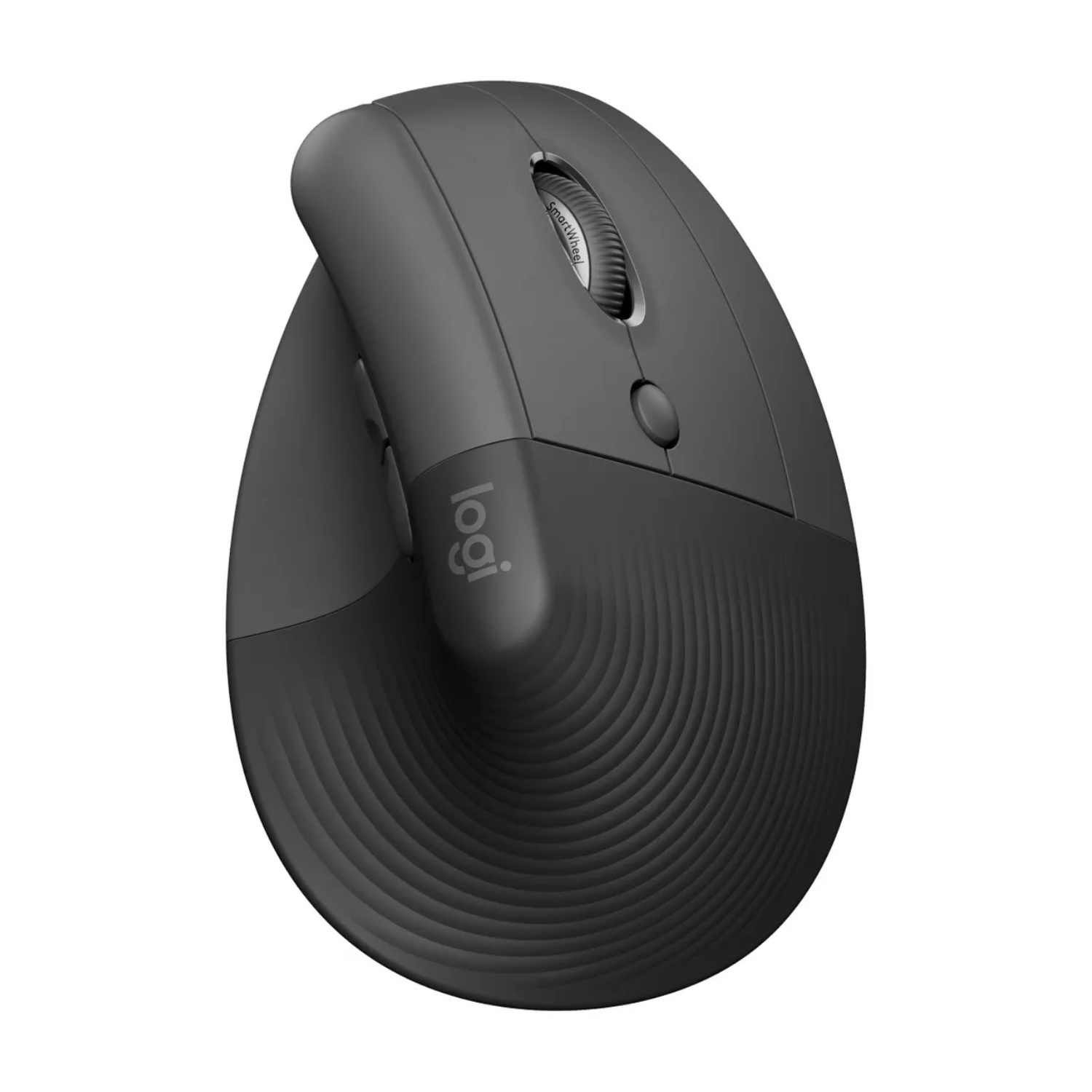 Mouse Logitech Lift Vertical Wireless para Oficina - Color Negro