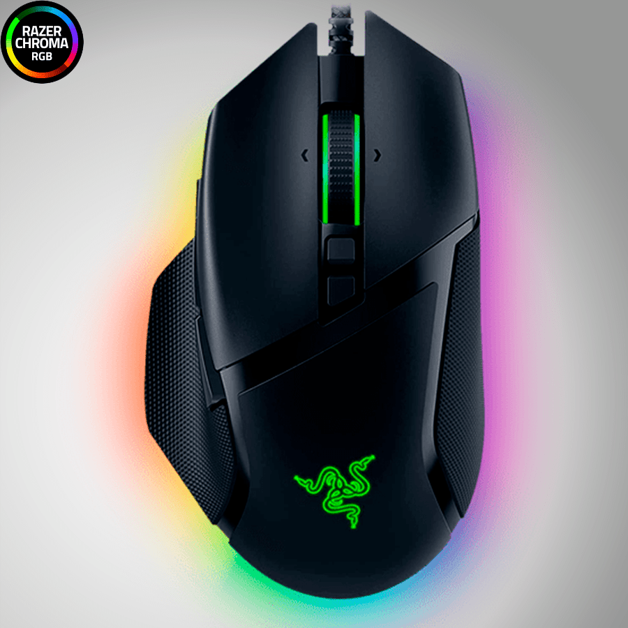 MOUSE RAZER BASILISK V3 26K DPI FOCUS + HYPERSCROLL NEGRO