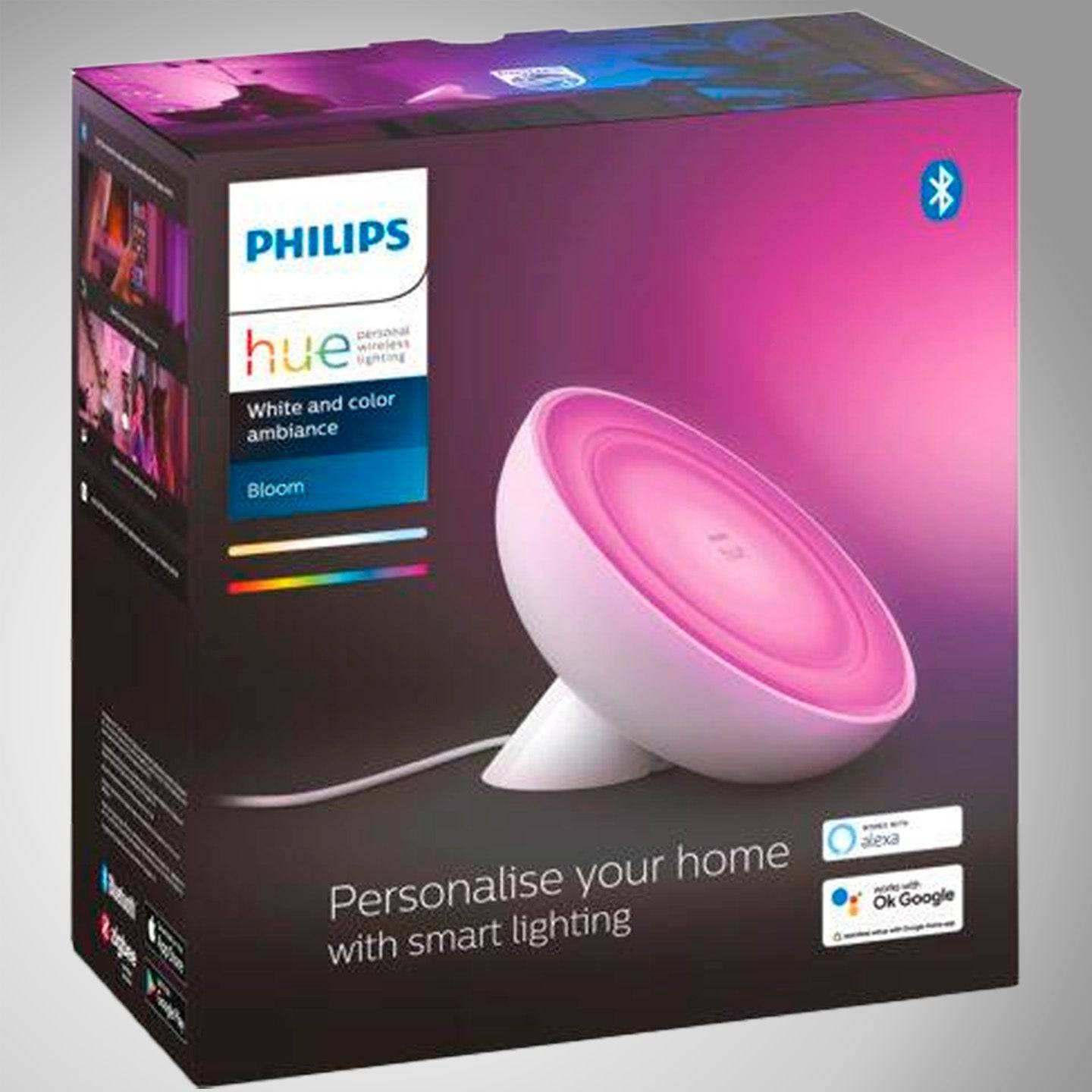 Lámpara de mesa Bloom LED inteligente Philips Hue White & Color Ambiance
