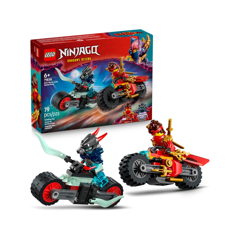 LEGO NINJAGO Kais Motorcycle Speed Race 71838