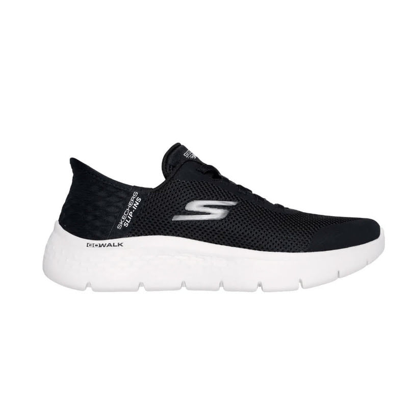 Zapatillas Para Mujer Training Skechers Go Walk Flex 124836BKW Negro