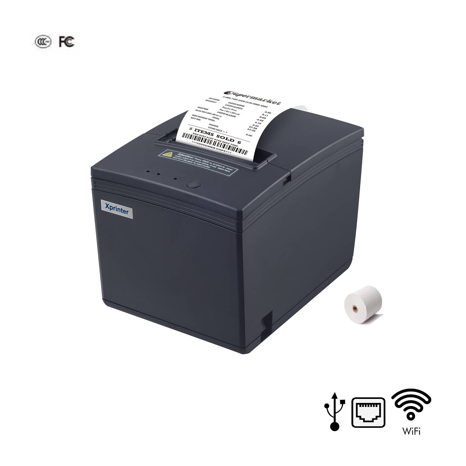 Impresora Ticketera Térmica WIFI LAN escritorio XPRINTER tickets 80mm E260L
