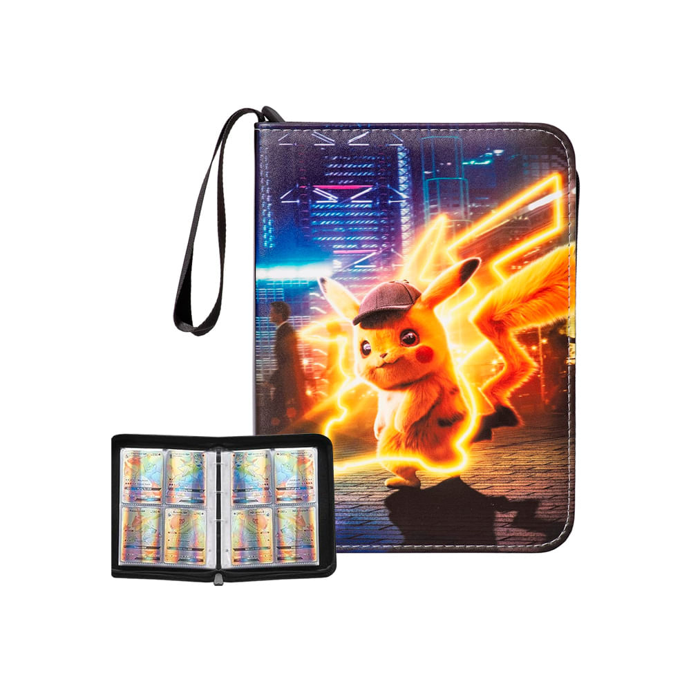 Folder 4 Pocket 400 Cartas Detective Pikachu