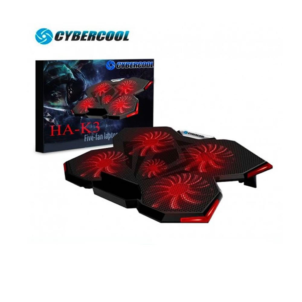 Cooler Gamer  Halion Para Laptop Cybercool HA-K3