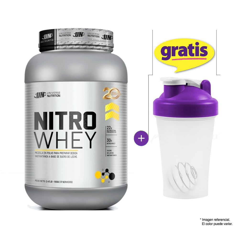 Proteína Nitro whey 1.1 kg Vainilla