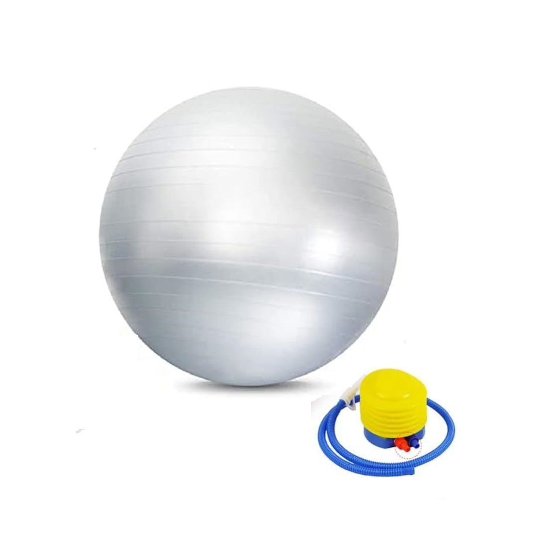 Pelota De Yoga - Pilates 85 Cm Importada C/ Inflador Plomo