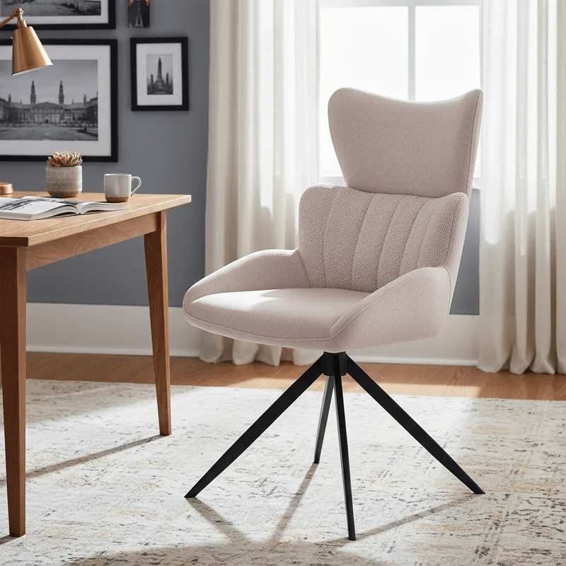 Butaca Giratoria 360° Buckingham Octavia Blanca