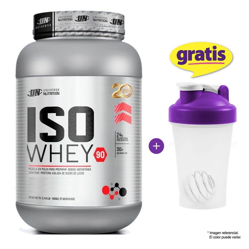 Proteína Iso Whey 1.1 KG - Chocolate + Regalo Shaker