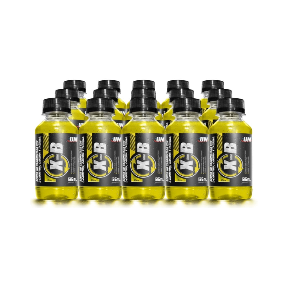 Termogénico XB Paquete De 15 Botellas 135ml L-Carnitina Piña
