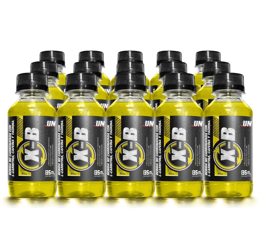 XB Paquete De 15 Botellas 135ml L-Carnitina Piña
