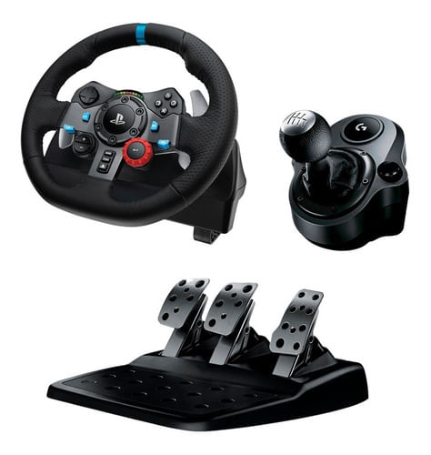 Timón C/ Pedal Logitech G29 Ps4 Pc + Palanca