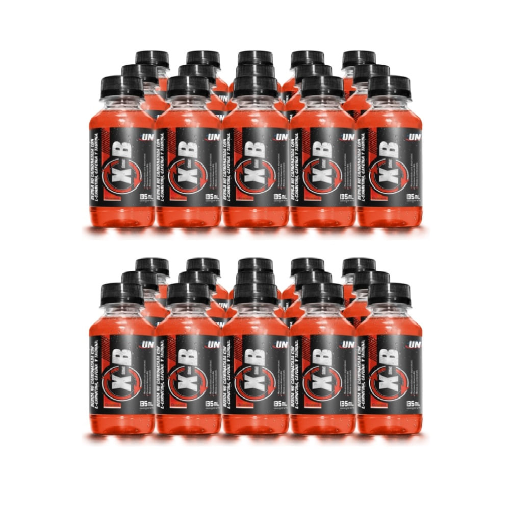 Termogénico XB Paquete De 30 Botellas 135ml Carnitina Guaraná