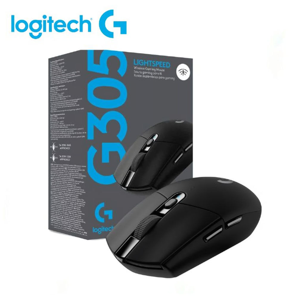 MOUSE LOGITECH G305 LIGTHSPEED WIRELESS BLACK