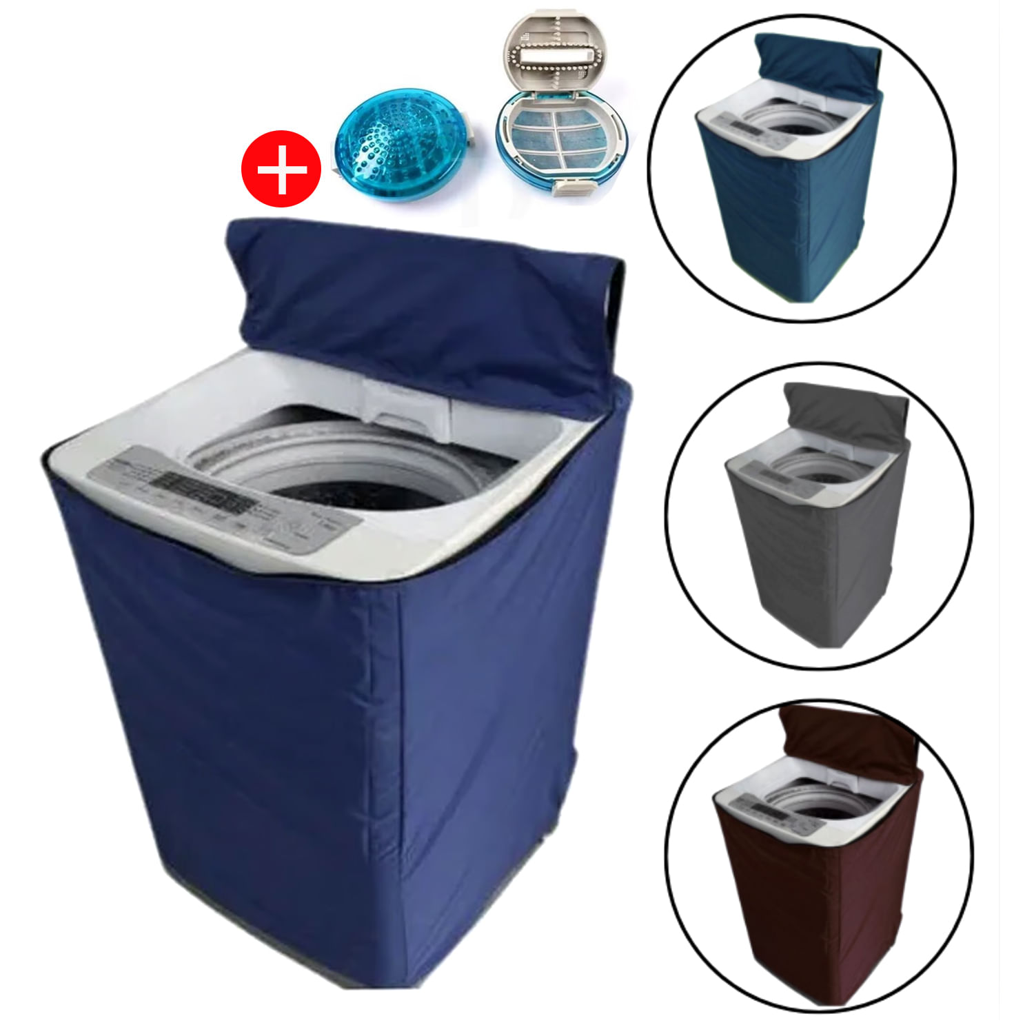 Funda  de Lavadora  Impermeable Aleatorio 10-15Kg