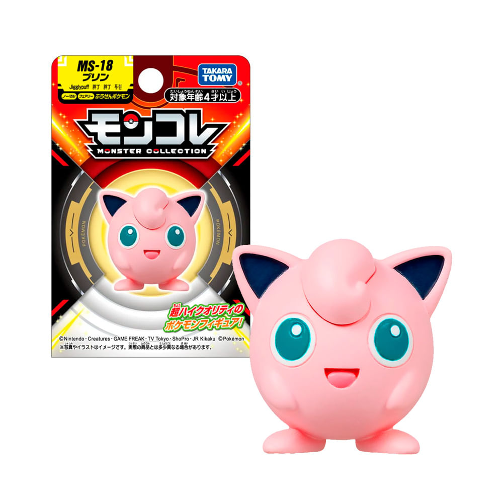Pokemon Takara Tomy Japon jigglypuff Exclusivo