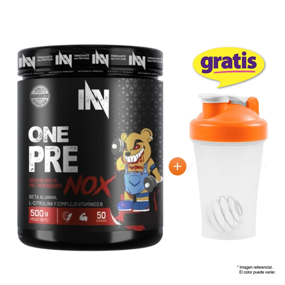 Pre - Entreno Innovate Nutrition One Pre Nox 500gr Fruit Punch