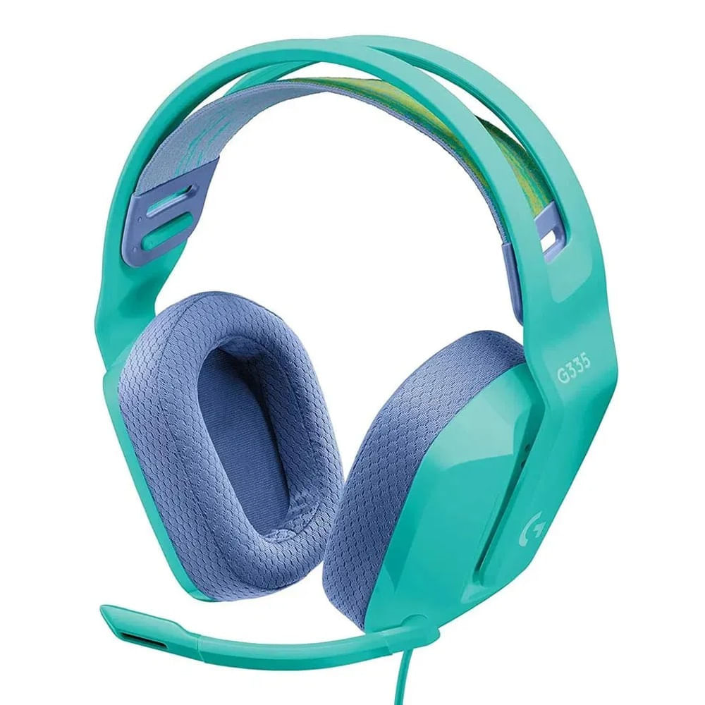 Audífonos Gamer Logitech G335 Ligeros Multidispositivo - Menta