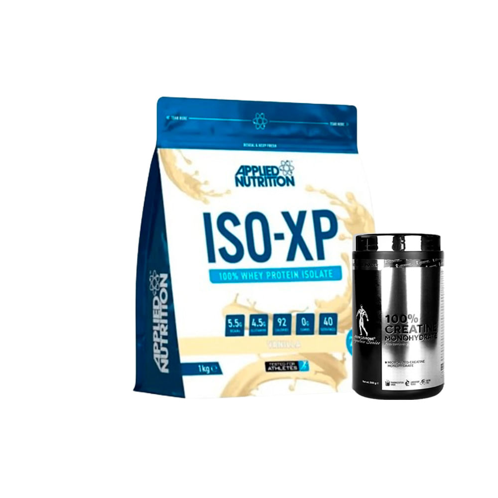 Proteína Applied Nutrition ISO-XP 1kg Vainilla + Creatina 500gr