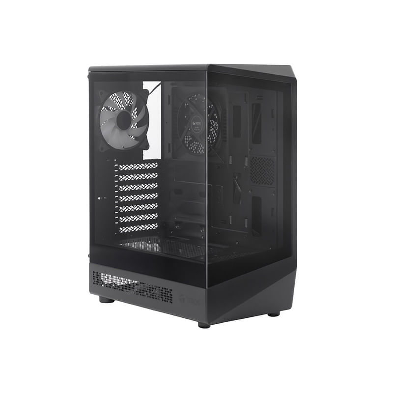 Case gamer TEROS TE-1321G TE1321G Mid Tower USB 3.0 2.0 audio fan ARGB negro