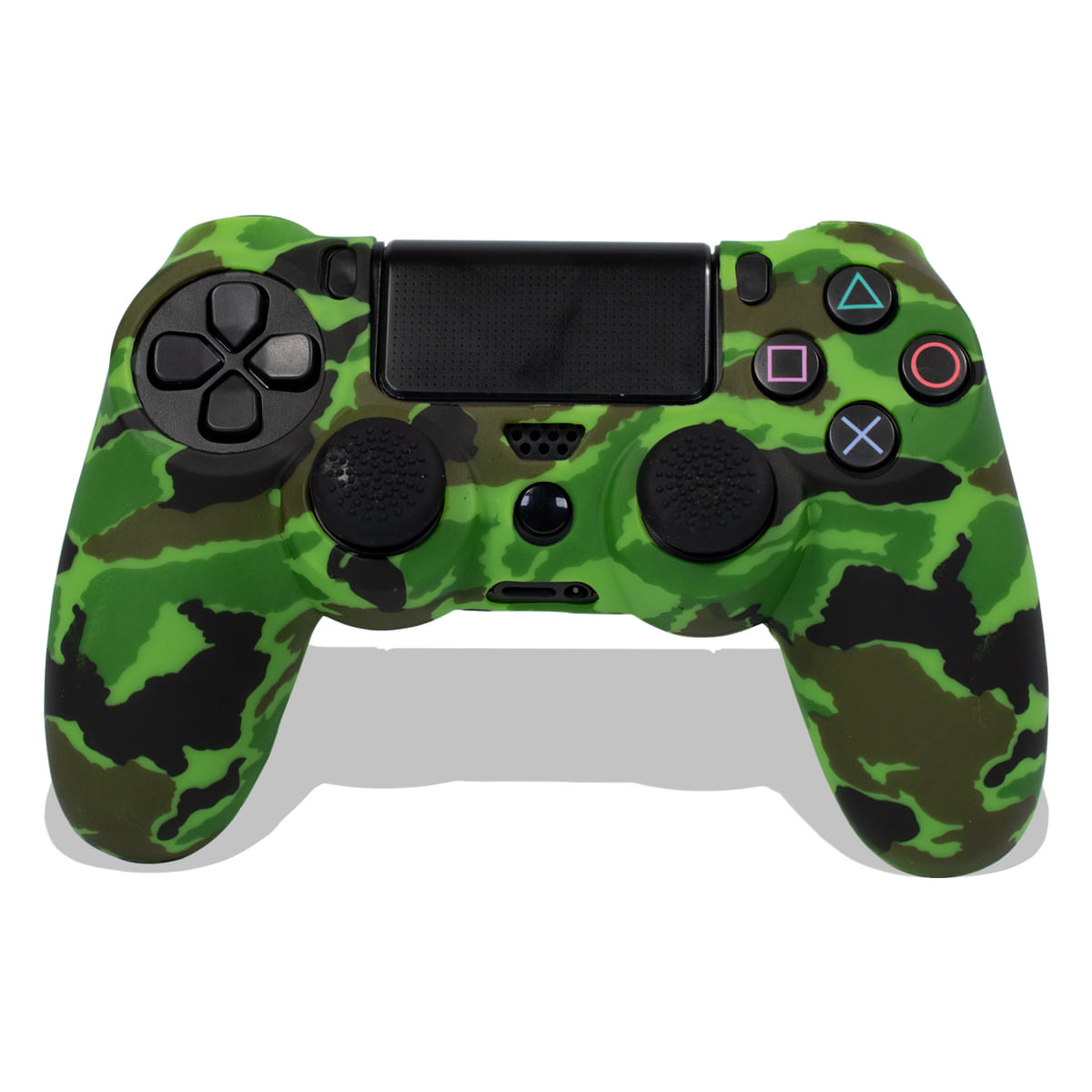 Funda de Silicona para mando de PS4 Camuflaje Verde Claro