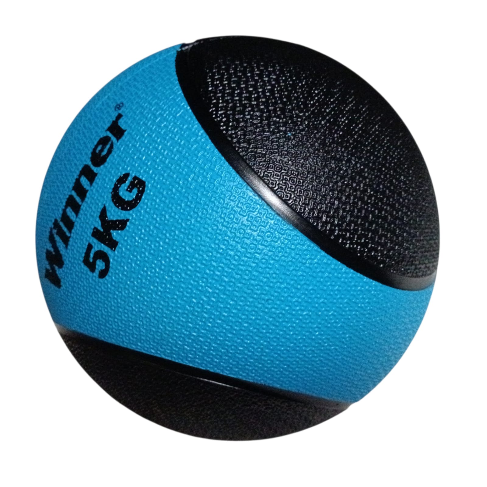 Pelota O Balón Medicinal 5 Kg Con Rebote Funcional Crossfit Azul