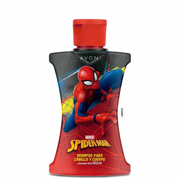 Shampoo Avon Spider Man de Marvel para Cabello y Cuerpo 150 ml