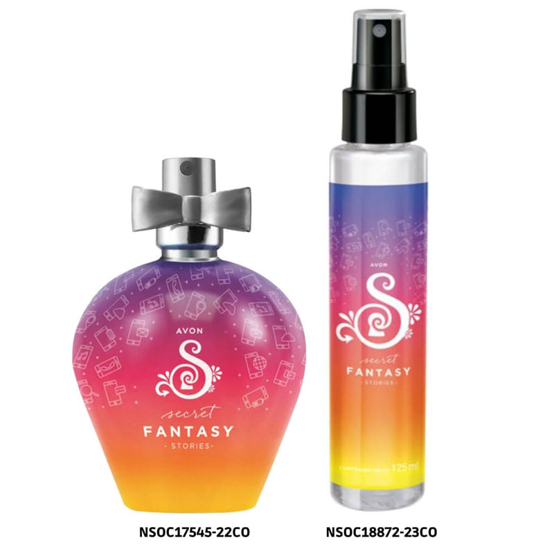 Set Avon Secret Fantasy Stories Perfume y Colonia