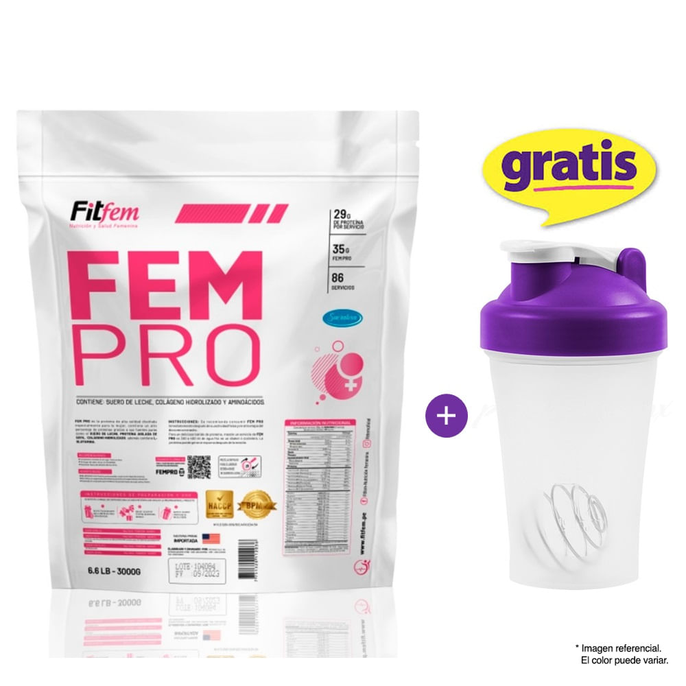 FEMPRO PROTEÍNA FITFEM 3KG CHOCOLATE