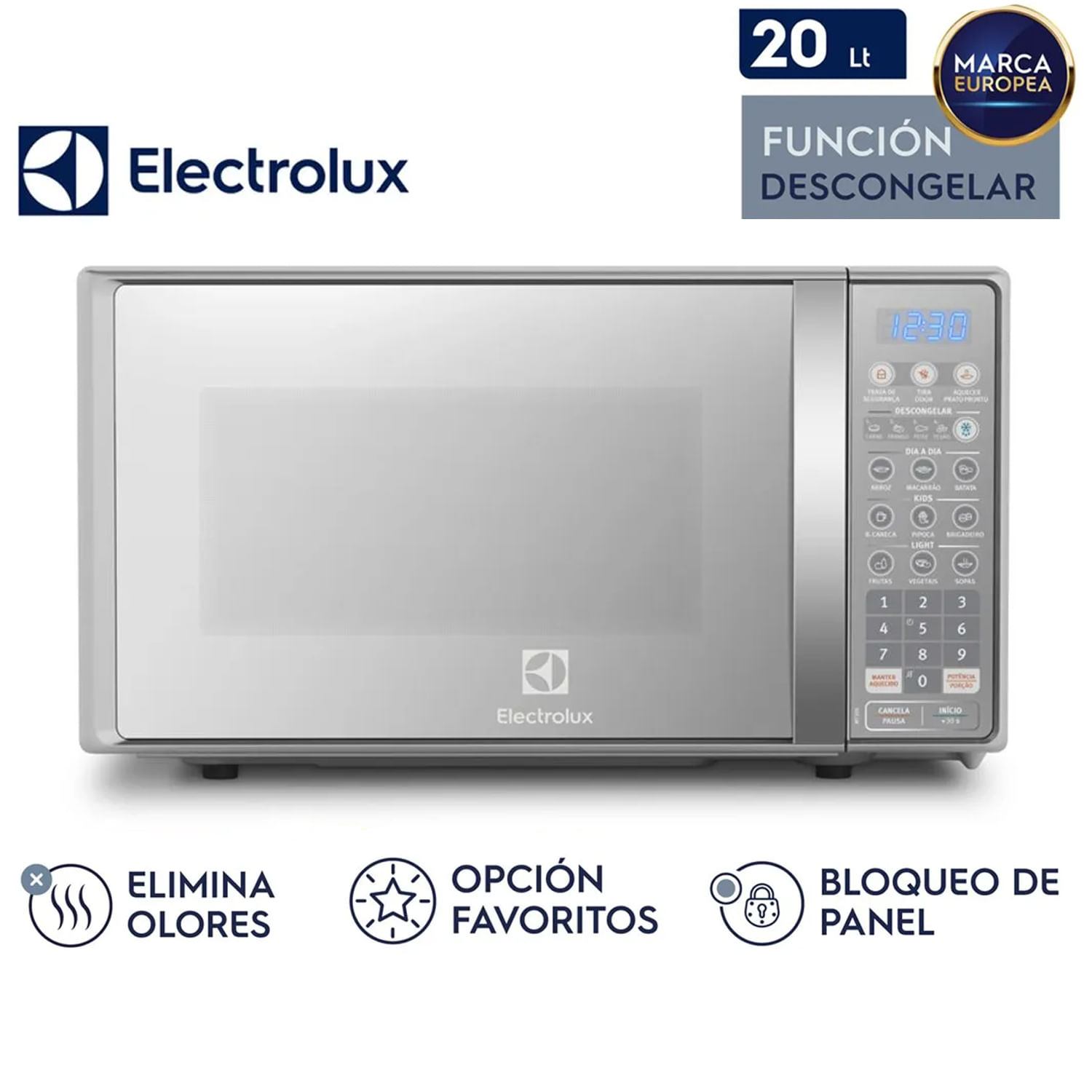 Horno Microondas 20 Lt Electrolux EMDO20S2GSRUG