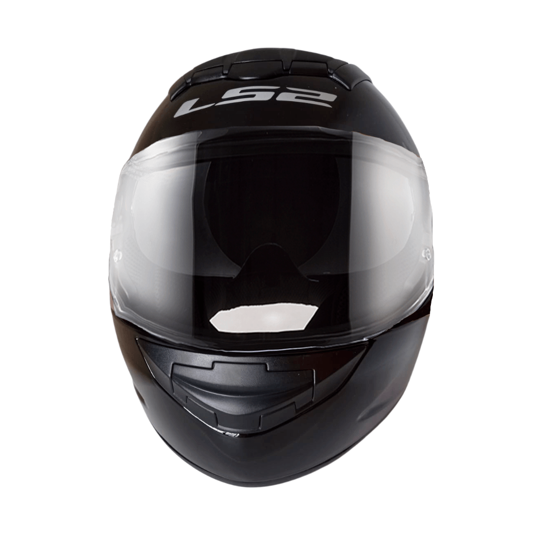 CASCO DE MOTO PARA ADULTO UNISEX LS2 SINGLE MONO FF352 TALLA M NEGRO BRILLOSO